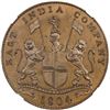 Image 1 : BOMBAY PRESIDENCY: AE 2 pice, [Soho mint], 1804//AH1219. NGC PF65