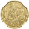 Image 2 : BOMBAY PRESIDENCY: gilt AE pice, [Soho mint], 1804//AH1219. NGC PF62