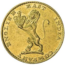 MADRAS PRESIDENCY: AV half ashrafi (5.82g), ND (1819). EF