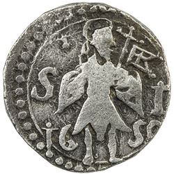 GOA: Joao IV, 1640-1656, AR 2 tangas (4.02g), 1649. VF