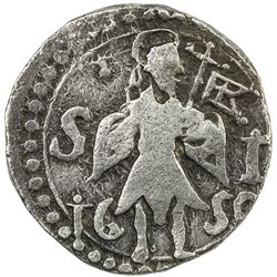 GOA: Joao IV, 1640-1656, AR 2 tangas (4.02g), 1649. VF