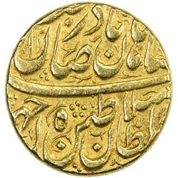 AFSHARID: Nadir Shah, 1735-1747, AV mohur (10.86g), Isfahan, AH1156. VF