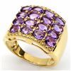 Image 1 : Natural Purple Amethyst Ring