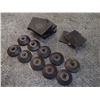 Image 1 : Machine Leveling Pads with Rubber and Steel Plates