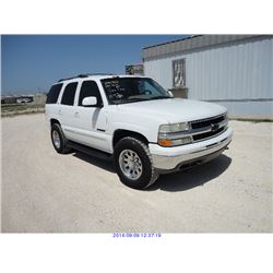 2001 - CHEVROLET TAHOE