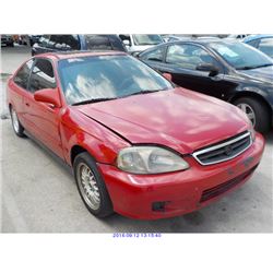 2000 - HONDA CIVIC// REBUILT SALVAGE
