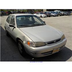 2000 - TOYOTA COROLLA// REBUILT SALVAGE