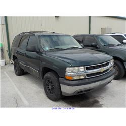 2001 - CHEVROLET TAHOE