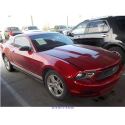 2012 - FORD MUSTANG// REBUILT SALVAGE