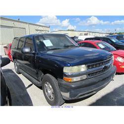 2002 - CHEVROLET SUBURBAN