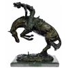 Image 10 : "Rattle Snake" Cowboy Western Bronze Sculpture