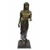 Image 1 : 3 Feet Original Signed Egyptian Prince Bronze Sculpture Marble Base Statue Deco