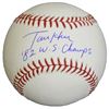 Image 1 : Tommy Herr Signed Rawlings Official MLB Baseball W/82 WS Champs
