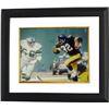 Image 1 : Bill Bergey Signed Philadelphia Eagles 16X20 Photo Custom Framed Vs Franco Harris/Steelers