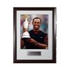 Image 1 : Tiger Woods Unsigned 2005 British Open At St. Andrews W/ Trophy 16X20 Photo Custom Framed