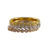 Image 2 : Sterling Silver-Rose Gold CZ Ring
