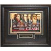 Image 1 : Ryan Phillippe Signed Crash 22X30 Masterprint Poster Leather Framed 7 Cast Sigs (Horizontal-Movie/En