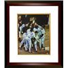 Image 1 : Mike Greenwell Signed Boston Red Sox 16X20 Color Photo Custom Framed 1986 AL Champs W/ 19 Signatures