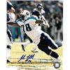 Image 1 : John Thornton Signed Tennessee Titans 8X10 Photo #78 (White Jersey Leap)