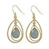 Image 1 : Vermeil-CZ Eurowire Earrings