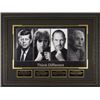 Image 1 : John Lennon Unsigned Think Different 25X34 4 Photo Engraved Signature Series Leather Framed (Enterta