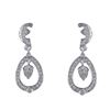 Image 1 : Sterling Silver-CZ Post Earrings