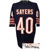 Image 1 : Gale Sayers Signed Chicago Bears Navy TB Prostyle Jersey- JSA Hologram