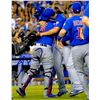 Image 1 : Miguel Montero Signed Cubs Jake Arrieta's No Hitter Celebration Hug 8X10 Photo