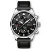 Image 1 : IWC  Pilot Automatic Chronograph Leather Strap  Men Watch