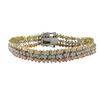 Image 1 : TRI-CZ 3 Row Bracelet 7