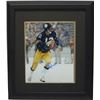 Image 1 : Terry Bradshaw Signed Pittsburgh Steelers 16X20 Photo Custom Framed In The Snow