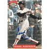 Image 1 : Frank Robinson Signed Baltimore Orioles 1994 Nabisco MLB Players Alumni Baseball Card