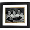 Image 1 : Joe Pepitone Signed New York Yankees 8X10 Photo Custom Framed (Silver Sig/With Mantle & Maris)- Stei