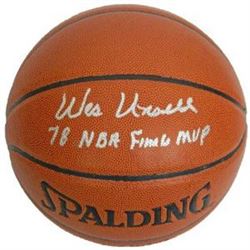 Wes Unseld Signed Indoor/Outdoor Basketball 78 NBA Finals MVP