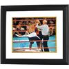 Image 1 : Mike Tyson Signed Boxing 16X20 Photo Custom Framed Biting Ear Vs Evander Holyfield (Heavyweight Cham
