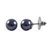 Image 1 : Grey Post Pearl Earing