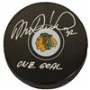 Image 1 : Michal Rozsival Signed Chicago Blackhawks Logo Hockey Puck W/One Goal