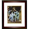 Image 1 : Rich Gedman Signed Boston Red Sox 16X20 Color Photo Custom Framed 1986 AL Champs W/ 19 Signatures