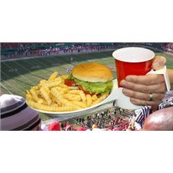 Drink & Plate Combo Tailgate Holder- Set Of 4