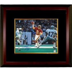 Joe Theismann Signed Washington Redskins 16X20 Photo Custom Framed Vs Dallas NFL MVP 1983