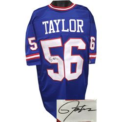 Lawrence Taylor Signed New York Giants Blue Prostyle Jersey- JSA Hologram