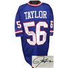Image 1 : Lawrence Taylor Signed New York Giants Blue Prostyle Jersey- JSA Hologram