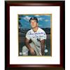 Image 1 : Bobby Richardson Signed New York Yankees Color 8X10 Photo 60 WS MVP Custom Framed (On Knee)