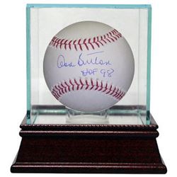 Don Sutton Signed Official Major League Baseball HOF 98 W/ Glass Case (Los Angeles Dodgers)
