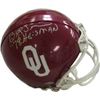 Image 1 : Billy Sims Signed Oklahoma Sooners Mini Helmet 78 Heisman