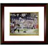 Image 1 : Ivan Rodriguez Signed Detroit Tigers 16X20 Photo Custom Framed Horizontal Batting