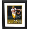 Image 1 : Brett Favre Signed Green Bay Packers 8X10 Photo Custom Framed (Scramble)- Favre Hologram