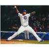 Pedro Strop Signed Cubs Pitching Action 16X20 Photo