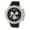 Roberto Bianci Men's Sports All Steel Chronograph Watch With Black Face And Rubber Band-5505A