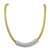 Gold Stainless Steel Mesh Magnet Necklace